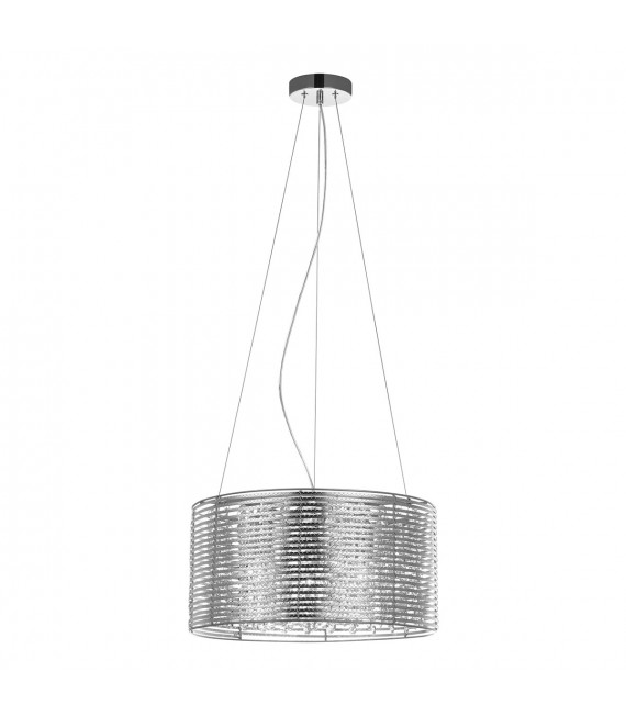 Lampada a sospensione in cristallo Alpio SL Chrome