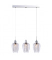 Suspension en cristal Pirita C CR Chrome et verre