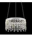 Fiona crystal pendant lamp White carpet