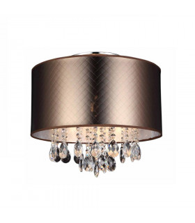 Lámpara colgante de cristal Motan Bronze