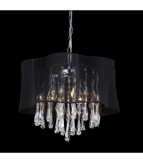 Suspension en cristal Cali Noir