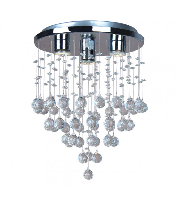 Lámpara colgante de cristal Blast Chrome