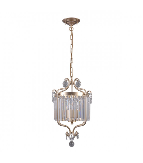 Colgante de cristal Rinaldo Champagne oro claro
