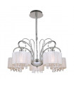 Span Chrome 5-Light Crystal Pendant