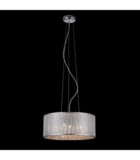 Kristall Pendelleuchte Quarz II Chrom