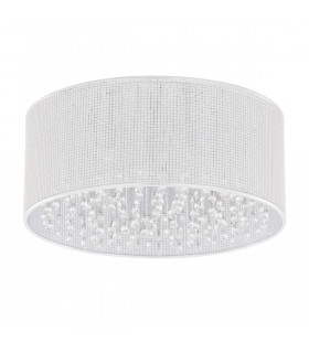 Lampada a sospensione in cristallo Quartz II Chrome