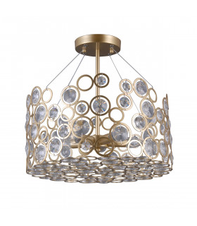Pendente in cristallo Nardo Champagne oro chiaro