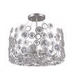 Suspension en cristal Nardo Champagne argent en cristal