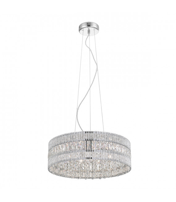 Crystal suspension Felicia Silver transparent