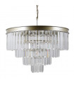 Verdes Champagne and gold crystal suspension