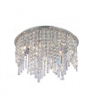 Minya Chrome crystal pendant lamp