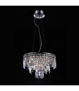 Suspension en cristal Lavenda Chrome