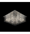 Angel Chrome crystal pendant lamp in metal