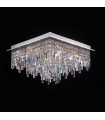 Suspension en cristal Lavenda Chrome 17 Ampoules