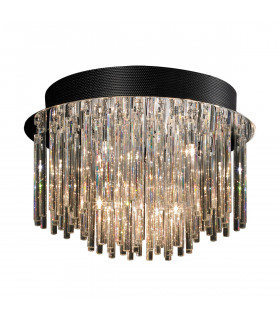Spillo Chrom Kristall Pendelleuchte