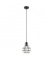Industrial and retro pendant lamp Constantin Black