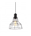 Industrial and retro pendant lamp Synthia Black