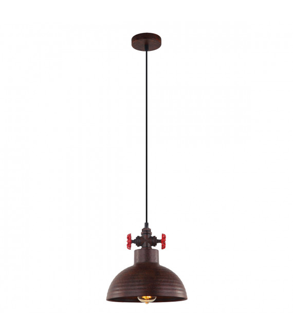 Lampada a sospensione industriale e retrò Scrulo Rusted