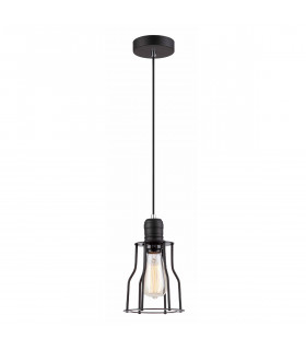 Suspension industrielle et rétro Moshi Noir