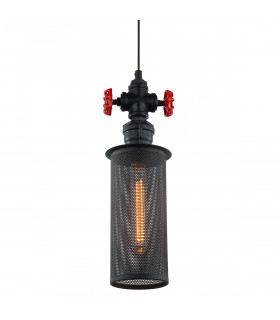 Industrie- und Retro-Pendelleuchte Clubbo Black