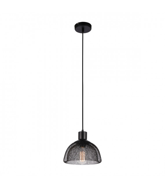 Lámpara colgante industrial y retro Julienne Black