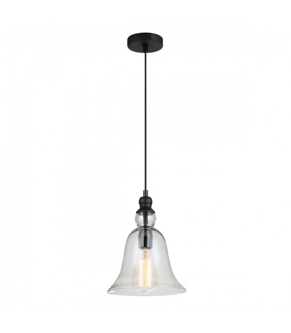 Lampada a sospensione industriale e retrò Irene Black