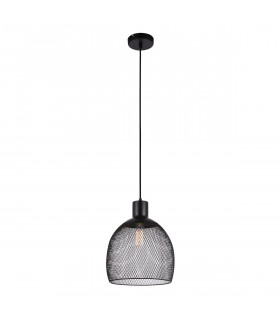 Lámpara colgante industrial y retro Julienne Black