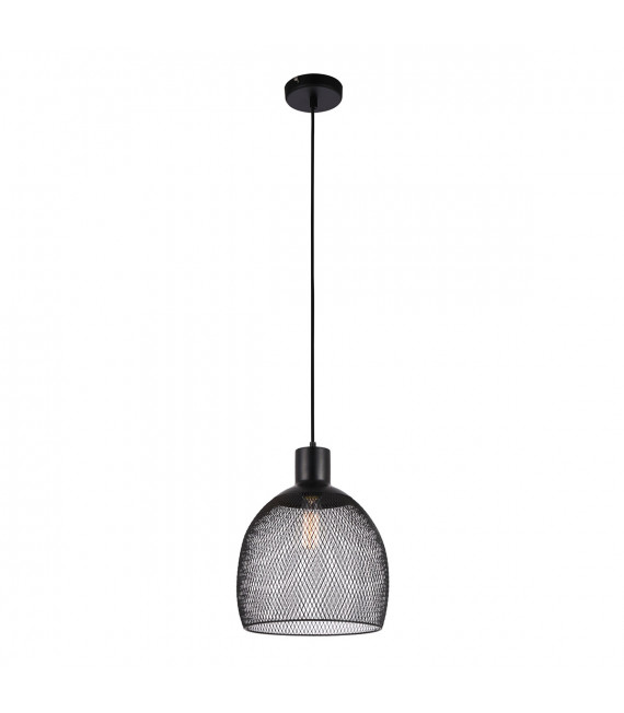 Lámpara colgante industrial y retro Julienne Black