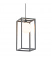 Suspension industrielle et rétro Daisy gris