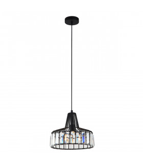 Suspension industrielle et rétro Manzo Noir