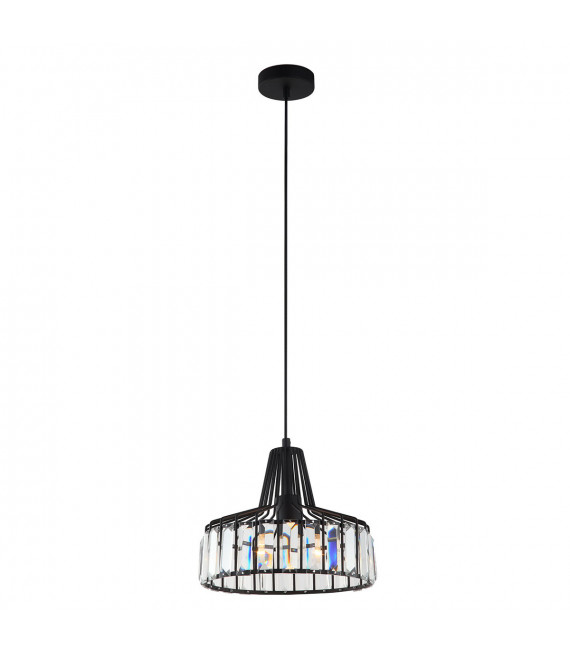 Industrie- und Retro-Pendelleuchte Manzo Black