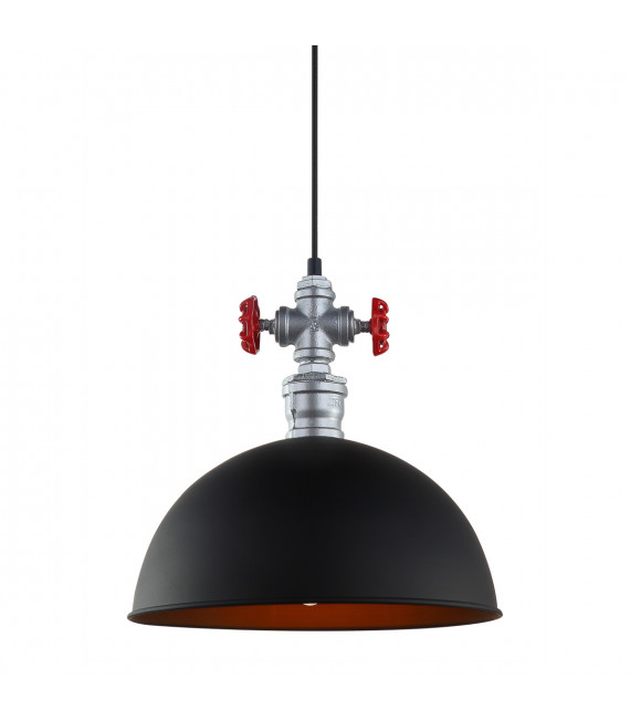 Industrie- und Retro-Pendelleuchte Rosa Black