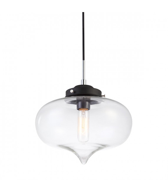 Lámpara colgante industrial y retro Heart Black