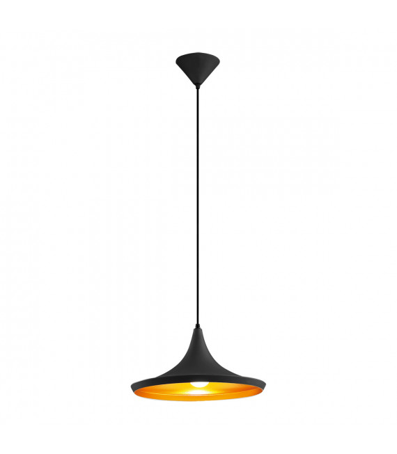 Industrie- und Retro-Pendelleuchte Maya Black