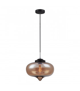 Industrie- und Retro-Pendelleuchte Heart Black