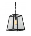 Industrial and retro pendant lamp Laverno Matt black 1 bulb