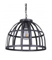 Industrial and retro pendant lamp Calera Antique silver in metal