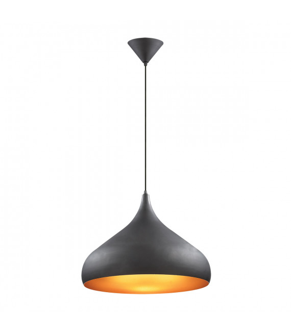 Industrie- und Retro-Pendelleuchte Juan Noir