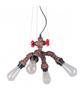 Industrial and retro suspension Manila Rusty