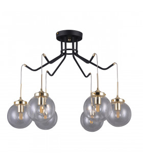 Domenico transparent industrial and retro suspension