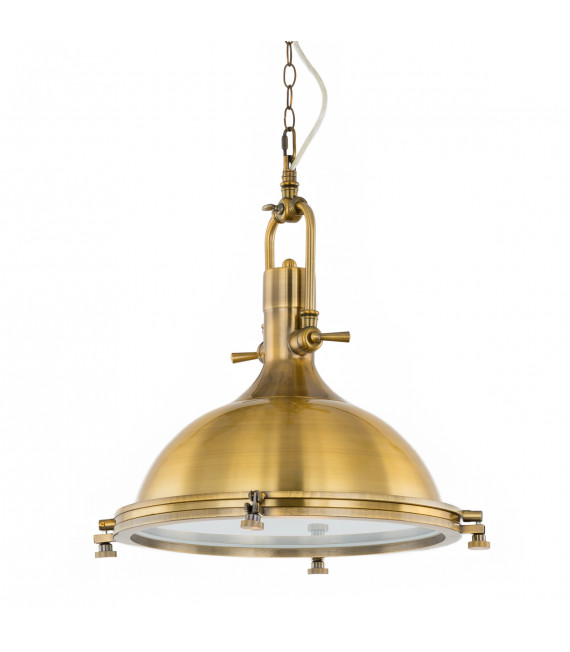 Suspension industrielle et rétro Madison Bronze antique