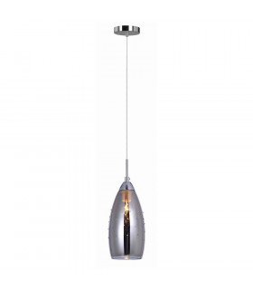 Moderna lampada a sospensione Grace Chrome