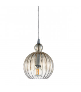 Moderna lampada a sospensione Biron Chrome