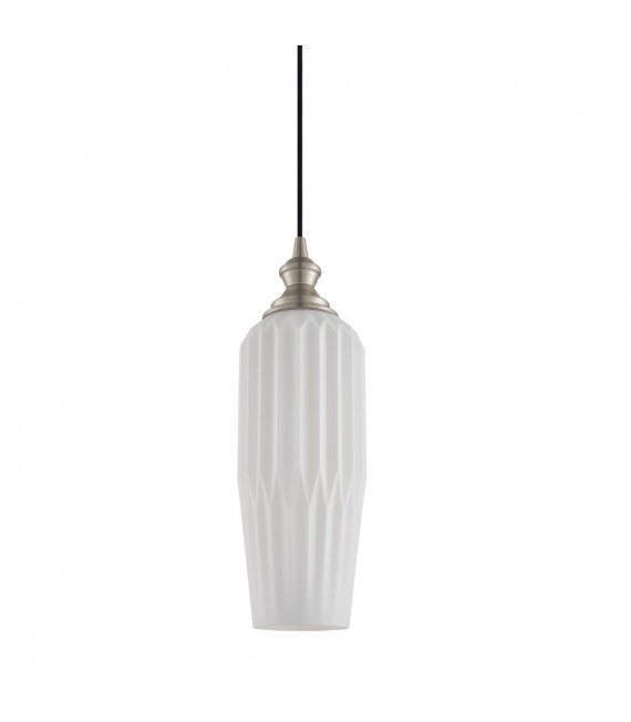 Moderne Pendelleuchte Rodez Satin Nickel