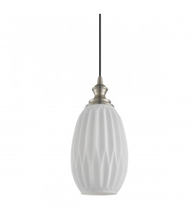 Moderne Pendelleuchte Rodez Satin Nickel