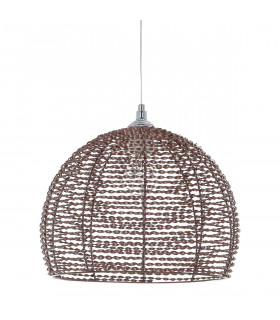 Moderne Pendelleuchte Justin Chrome, Kupfer