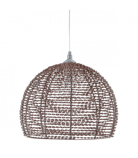 Moderne Pendelleuchte Justin Chrome, Kupfer