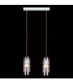 Max Chrome 2-Light Modern Pendant