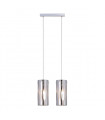 Suspension moderne Triplet Chrome 2 ampoules