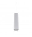 Modern pendant light Jet white